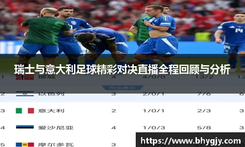 瑞士与意大利足球精彩对决直播全程回顾与分析